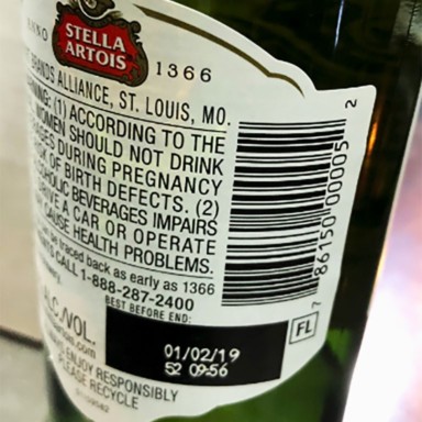 Wycofanie ze sprzedaży partii piwa Stella Artois 